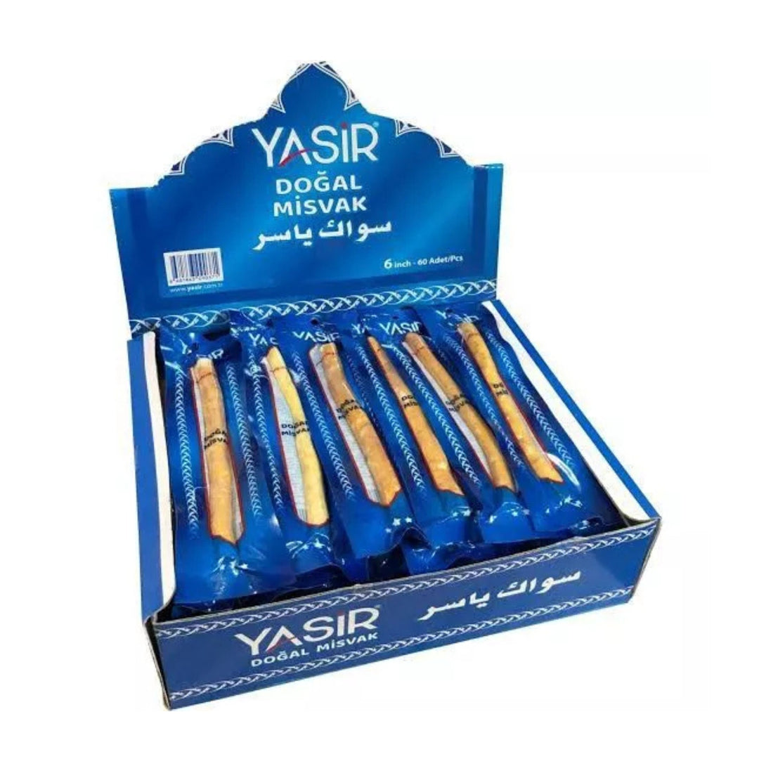3 Pieces Yasir Miswak Natural Toothbrush Stick
