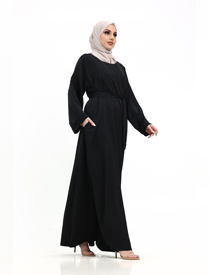 Black Plain Abaya