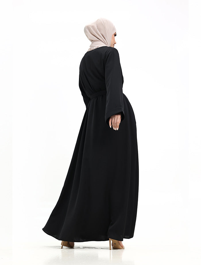 Black Plain Abaya