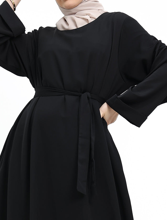 Black Plain Abaya