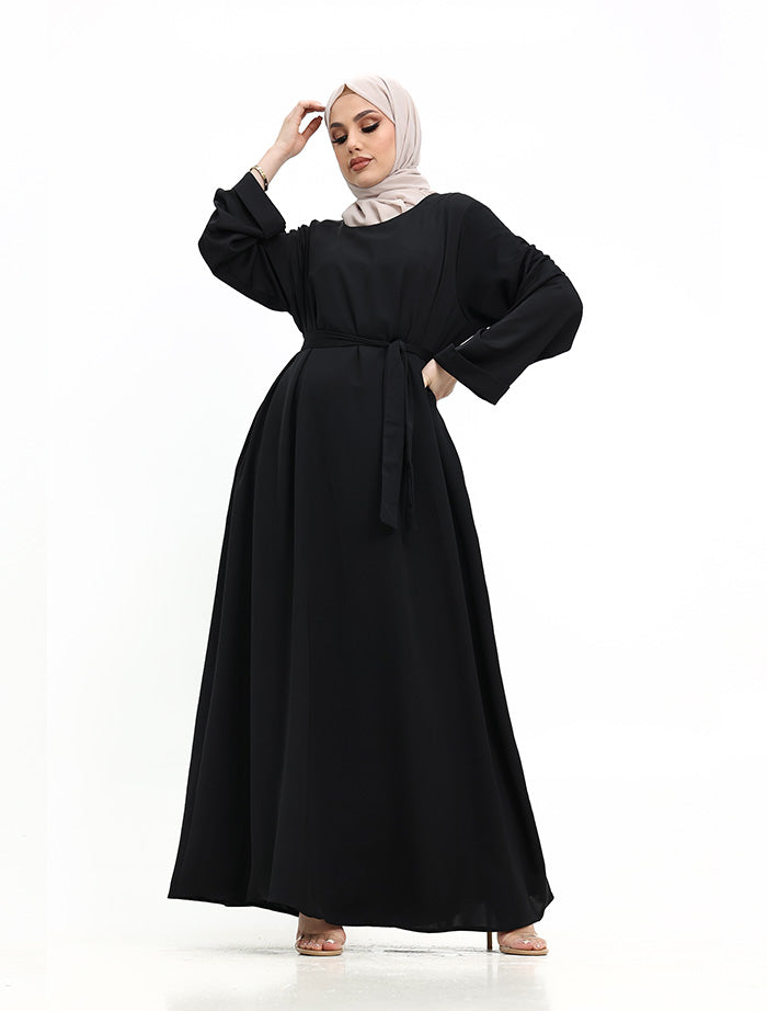 Black Plain Abaya