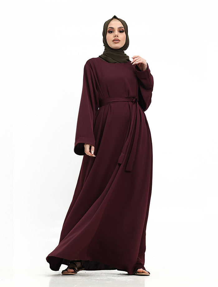 Brown Plain Abaya