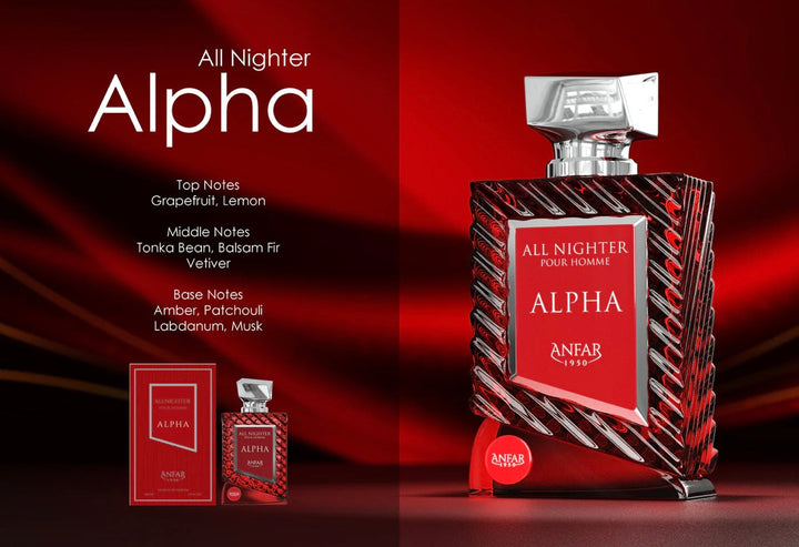 All Nighter Alpha by Anfar – Extrait de Parfum (100ml)