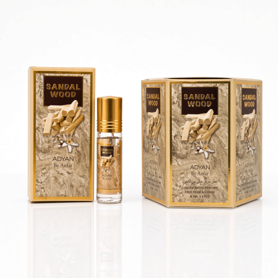 Sandalwood - Oud Perfume Oil Roll-on (6ml)